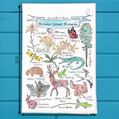 Brooker Creek Preserve Kitchen Home Décor Tea Towel