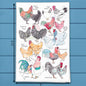 Chicken Breeds Homestead Kitchen Décor Tea Towel