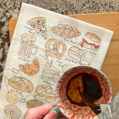 World of American Bread Funny Kitchen Towel