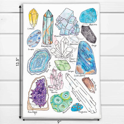 Crystal Gemstone Collector Kitchen Towel