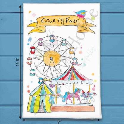 County Fair Memories Tea Towel – Americana Decor