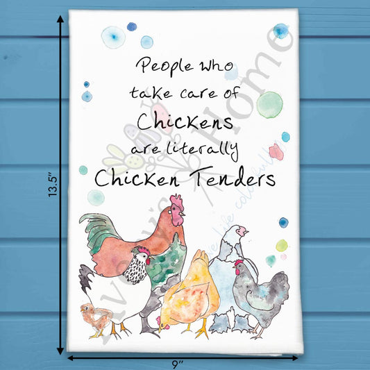 Chicken Tender(s) People Kitchen Home Décor Tea Towel