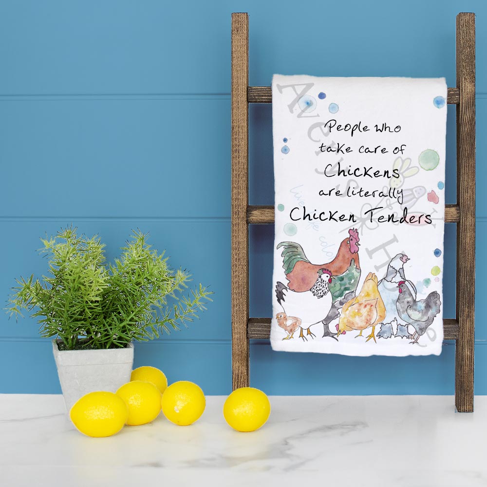 Chicken Tender(s) People Kitchen Home Décor Tea Towel