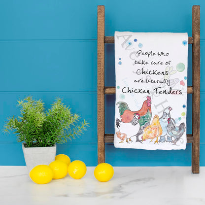 Chicken Tender(s) People Kitchen Home Décor Tea Towel