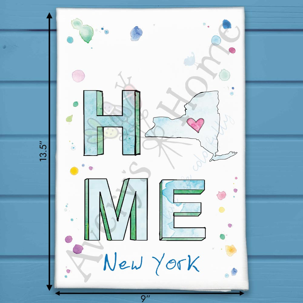 HOME in New York Kitchen Décor Tea Towel