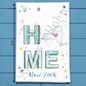 HOME in New York Kitchen Décor Tea Towel