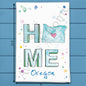 HOME in Oregon Kitchen Décor Tea Towel