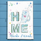 HOME in Rhode Island Kitchen Décor Tea Towel