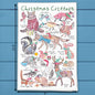 Christmas Critters Garden Kitchen Décor Tea Towel