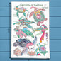 Christmas Sea Turtle Species Kitchen Décor Tea Towel