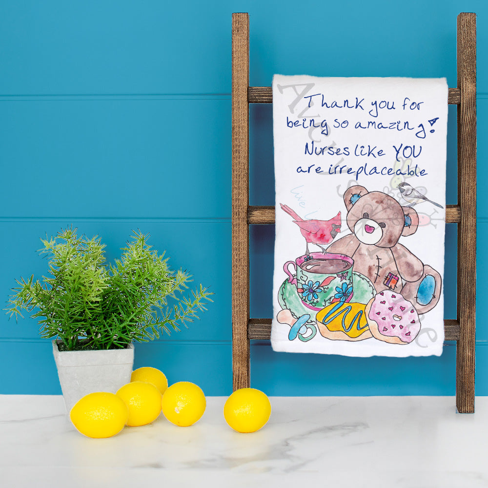 Nurse Appreciation Thank You Tea Towel