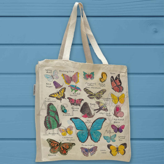 Butterflies of the USA Organic Cotton Tote Bag – Collector Garden Decor