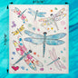 Dragonfly Garden Swedish Dishcloth – Nature-Inspired Decor