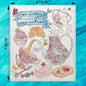 Friendship Tea Time Swedish Dishcloth – Whimsical Gathering Decor