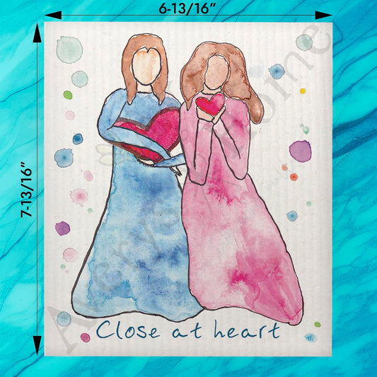 Sisters Swedish Dishcloth – Close at Heart Gift