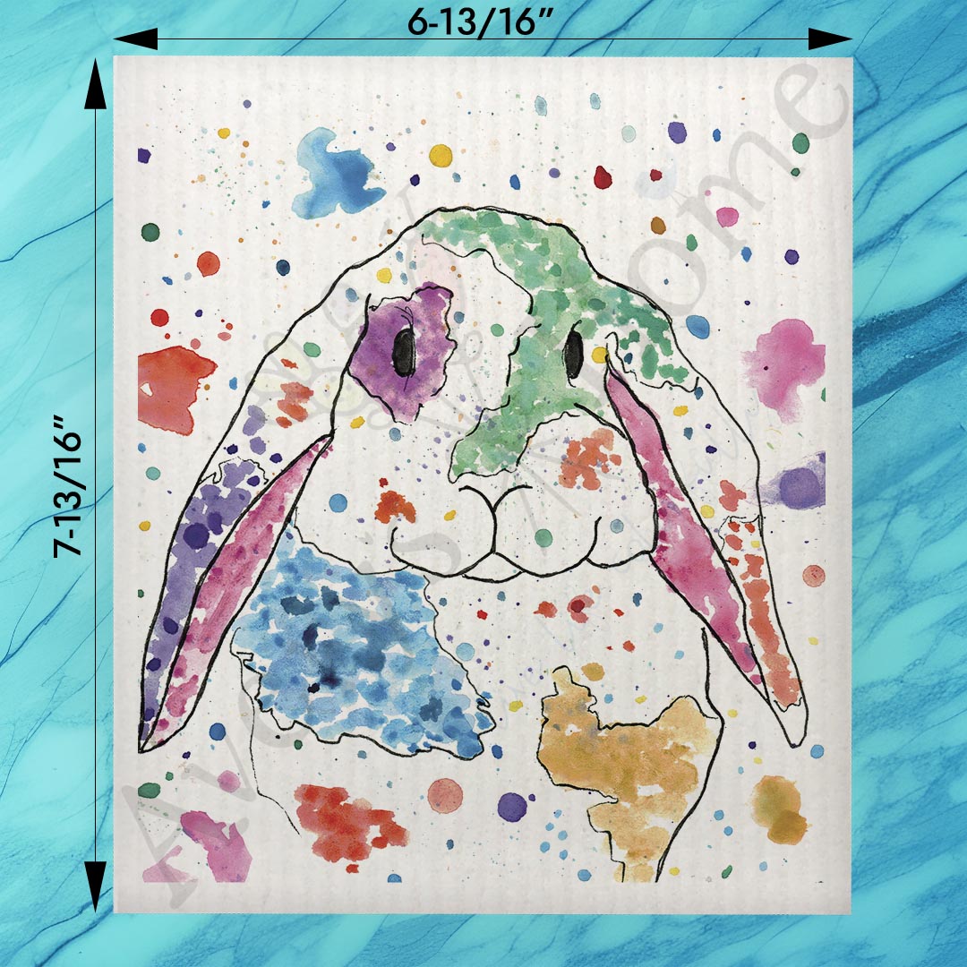 Some Bunny Loves You Swedish Dishcloth – Easter Spring Gift