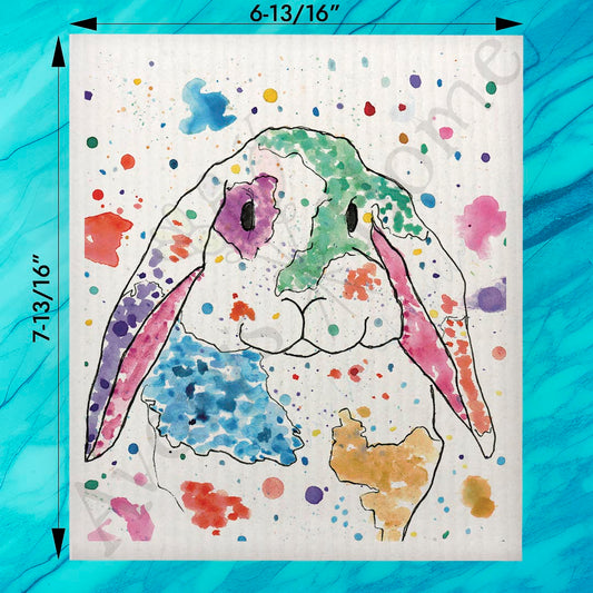 Some Bunny Loves You Swedish Dishcloth – Easter Spring Gift