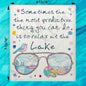 Sunglasses & Relaxation Swedish Dishcloth – Lake or River Vibes