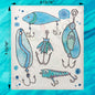Fresh Water Fishing Lures Swedish Dishcloth