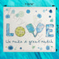 Pickleball Match Swedish Dishcloth – Valentine Paddle Gift