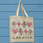 Canasta Strategy Organic Cotton Tote Bag – Meld Humor Decor