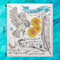 Chickadee Bird Facts Swedish Dishcloth – Whimsical Decor
