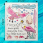 Spoonbill Bird Facts Swedish Dishcloth – Pink Bird Decor
