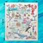 Maine Map Swedish Dishcloth – Lobsters, Pines & Pride