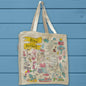New Jersey Map Organic Cotton Tote Bag – From Boardwalk to Brick City