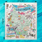 Wisconsin Map Swedish Dishcloth – Beer, Brats & Great Lakes