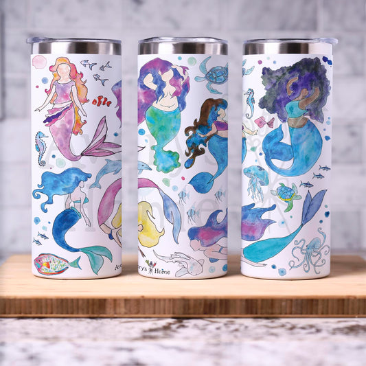 Mermaids 20 oz Tumbler