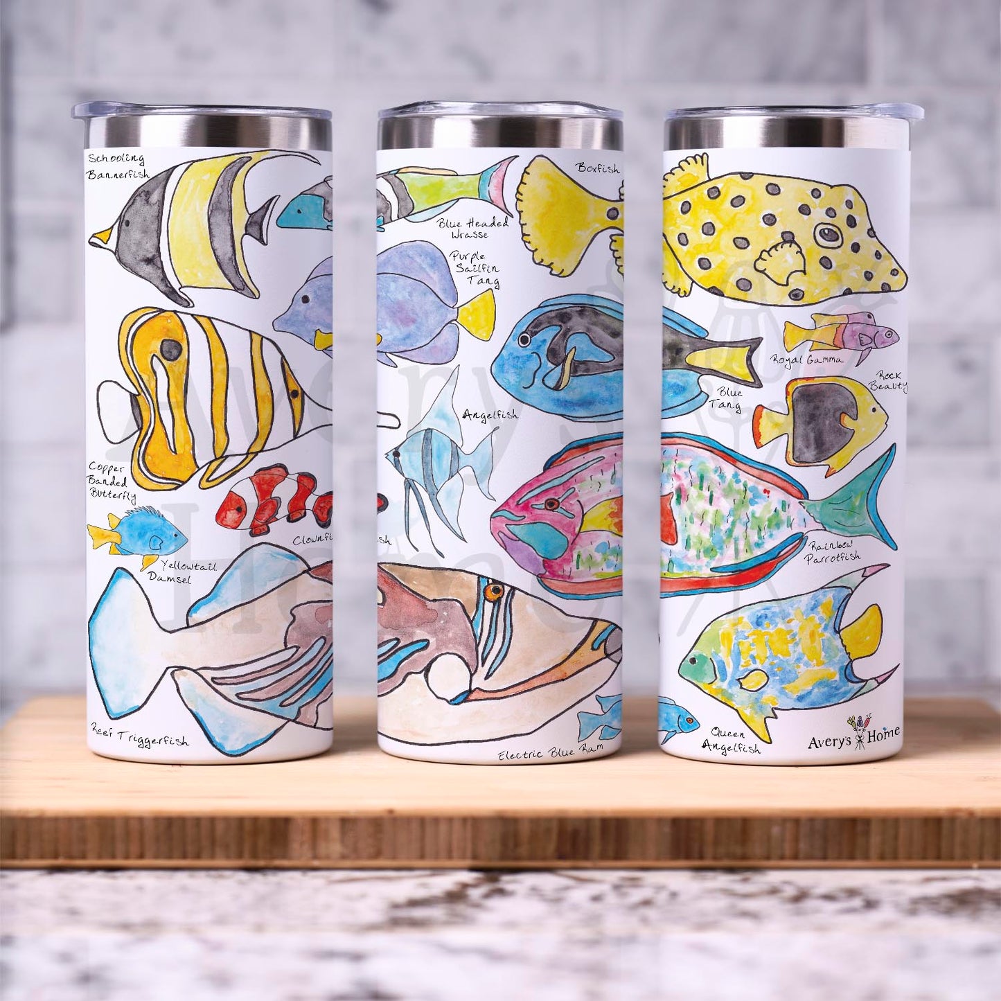 Tropical Fish 20 oz Tumbler