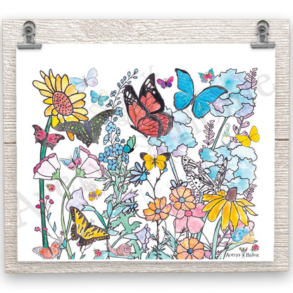 Butterfly Garden 20 oz Tumbler