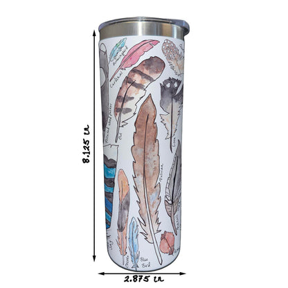 Bird Feathers Collection 20 oz Tumbler