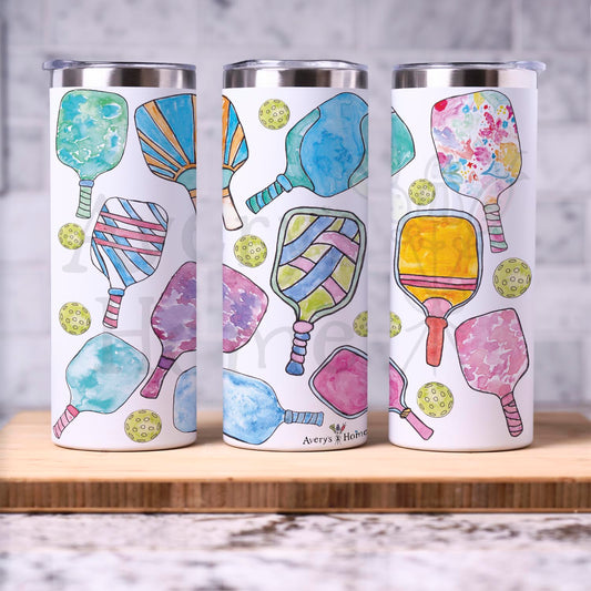 Pickleball Paddles 20 oz Tumbler