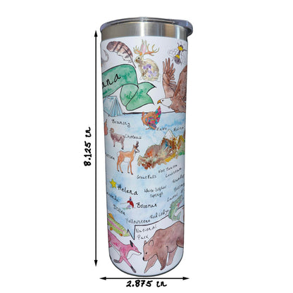 Montana Map  20 oz Tumbler