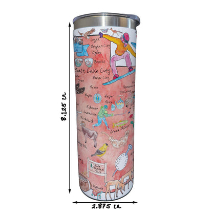 Utah Map  20 oz Tumbler