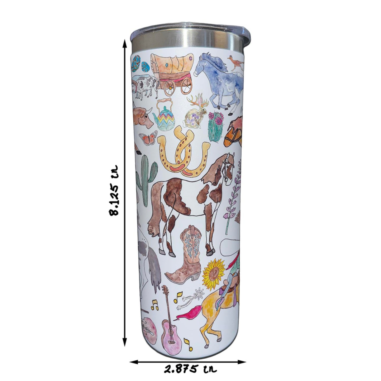Western Rodeo 20 oz Tumbler