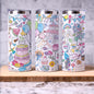 Happy Birthday Cake & Balloons 20 oz Tumbler
