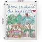 Home Is Where the Heart Is Swedish Cloth