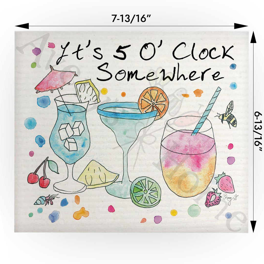 5 O'clock Somewhere Swedish Cloth