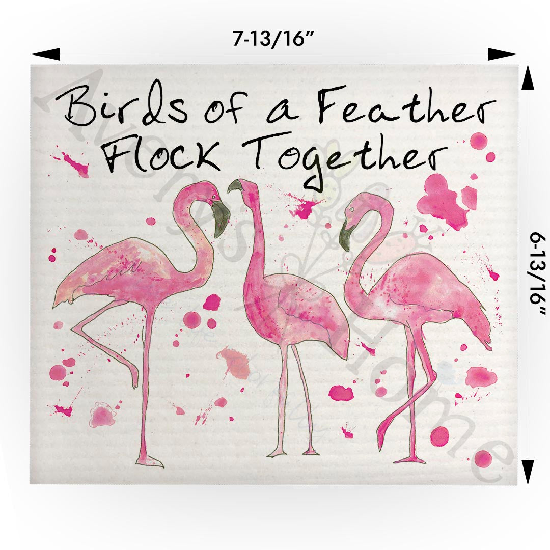 Birds of a Feather Swedish Cloth