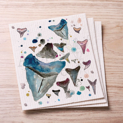 Shark Teeth Swedish Cloth