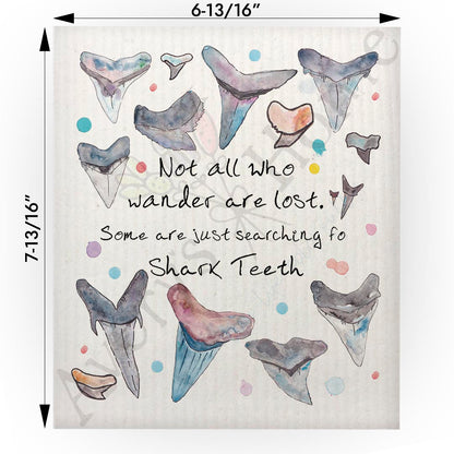Shark Tooth Hunting Swedish Cloth