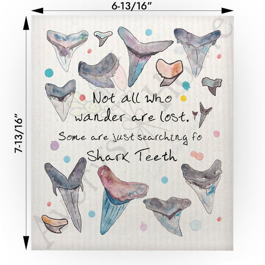 Shark Tooth Hunting Swedish Cloth