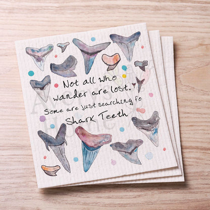 Shark Tooth Hunting Swedish Cloth