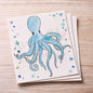 Blue Octopus Swedish Cloth