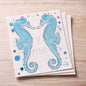 Blue Seahorse Swedish Cloth