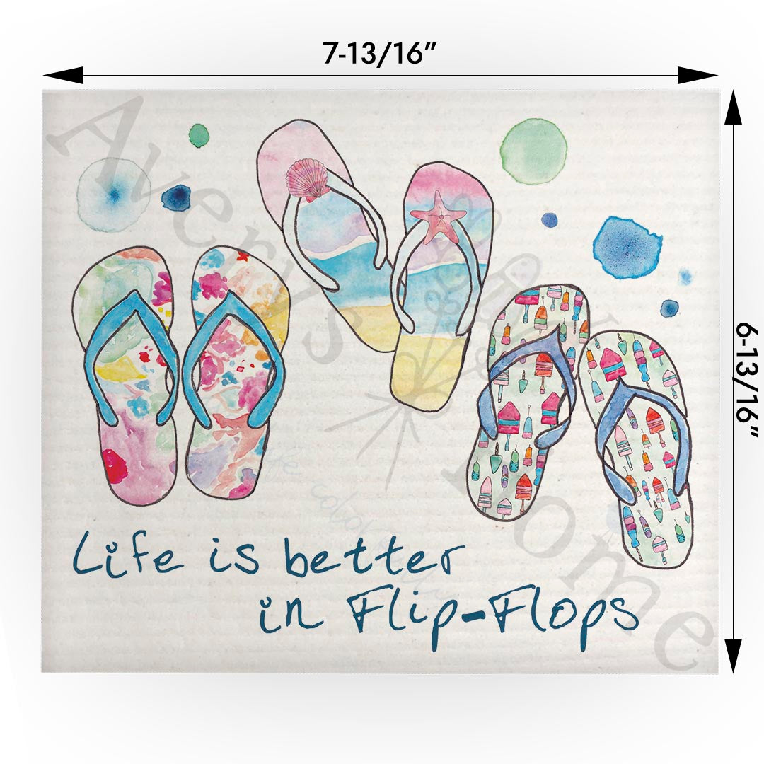 Funny Flip-Flops Swedish Cloth