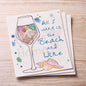 Beach & Wine Swedish Cloth